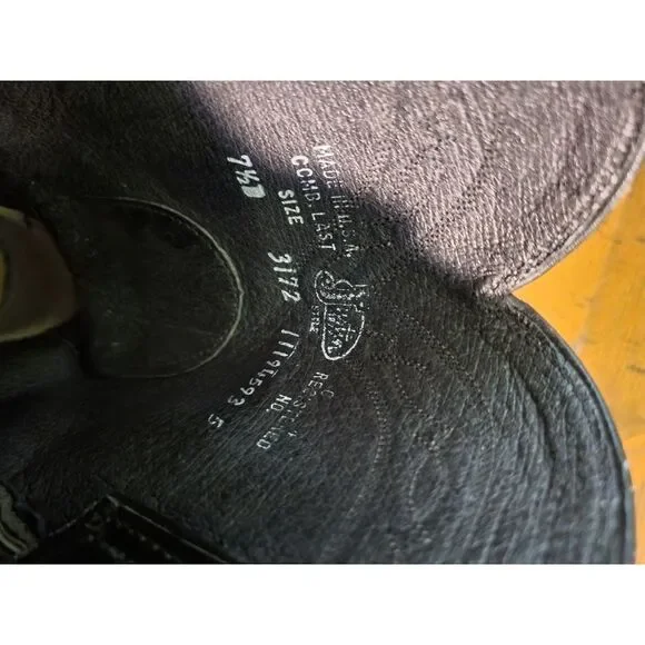 Justin Ostrich Full Quill Leather Cowboy Boots